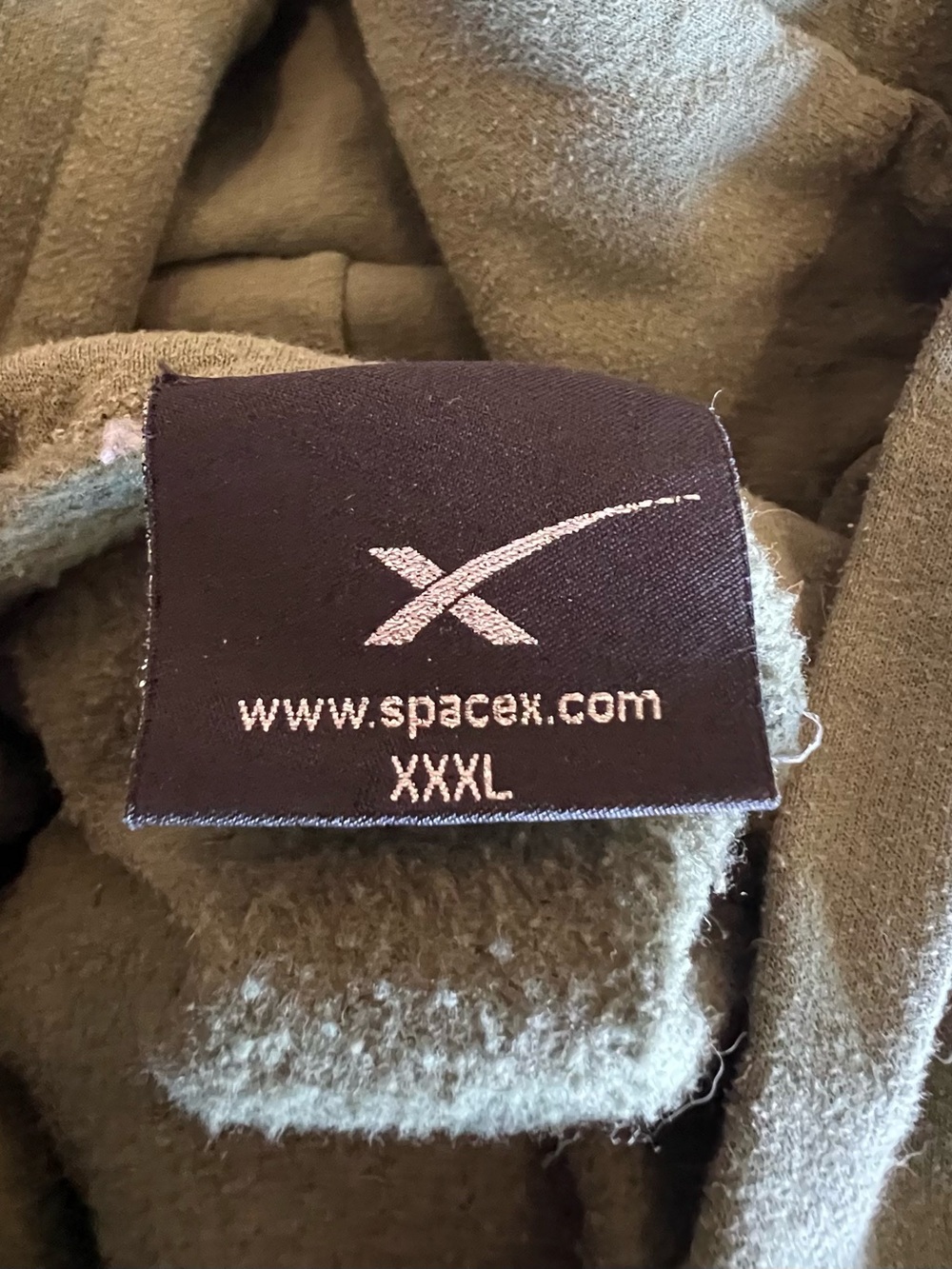 SpaceX Hoodie in Light Olive - Picture 2 of 4